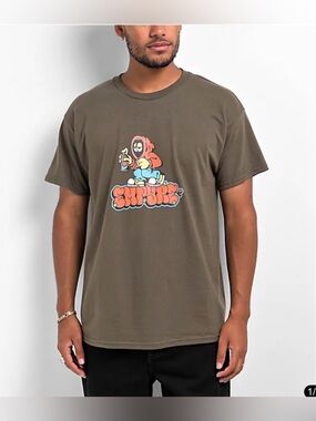 Empyre Men’s Throwne Olive T-Shirt Size medium